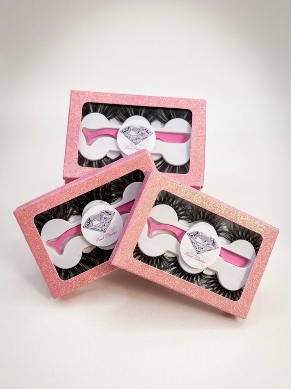 Glam Lash Trio — Pink Box Faux Mink Lashes (3 Pairs)